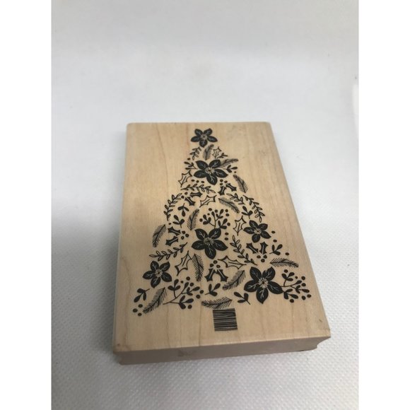 Christmas Tree Stamp About 4” - Picture 1 of 4